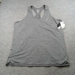 Champion Tank Top Womens 4X‎ Gray Performance Vapor Racerback Athletic Workout